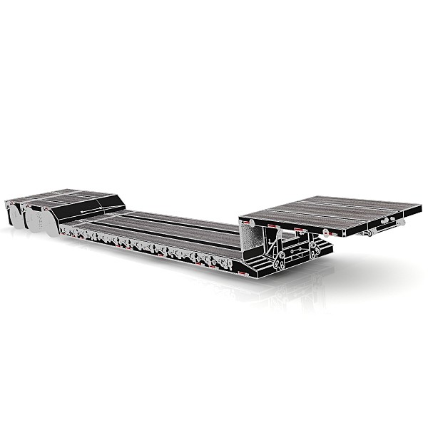 fontaine renegade lowboy extendable 3d model - Fontaine LXT40 Renegade extendable lowboy by bansheewoj